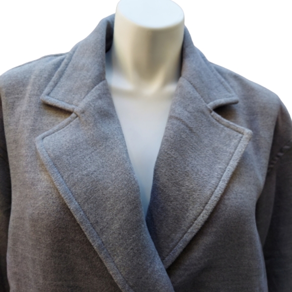 Free People Gray Double Breasted Jacket - Picture 4 of 16